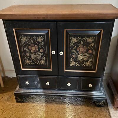 Ethan Allen liquor cabinet