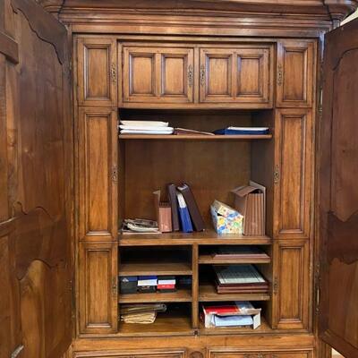Tuscan armoire cabinet 4-$1,750