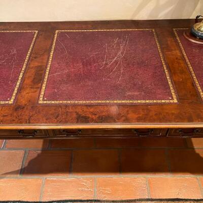 Carved office desk-$1,250