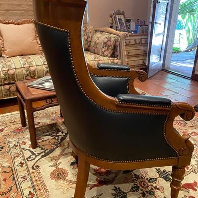 Leather office desk chair-$1,000