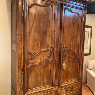 Tuscan armoire cabinet 4-$1,750