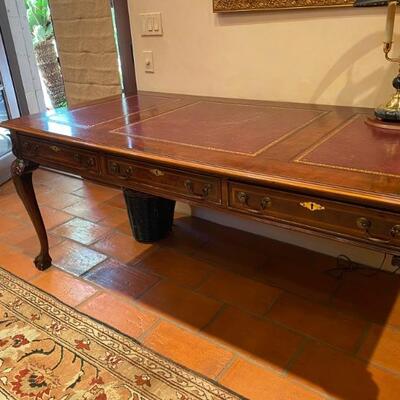 Carved office desk-$1,250