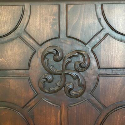 Hand carved Spanish armoire 2-$2,500