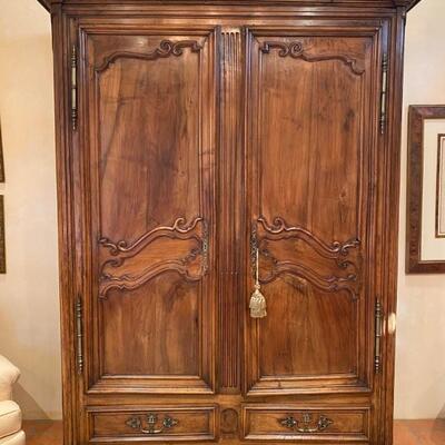 Tuscan armoire cabinet 4-$1,750