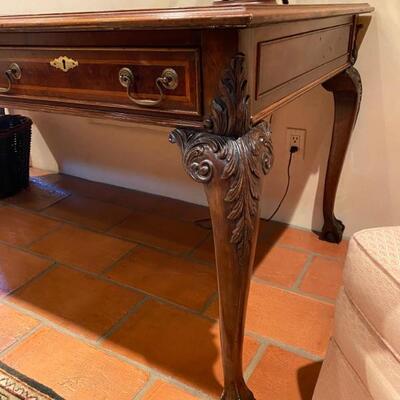 Carved office desk-$1,250