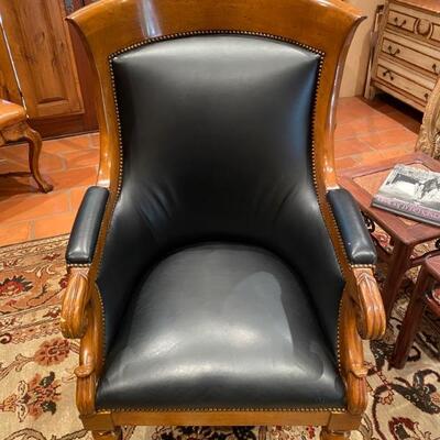 Leather office desk chair-$1,000
