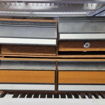 4554 â€¢ Two VCR Storage Cases With Key
