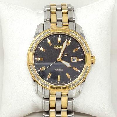 1002	

Citizen Eco-Drive WR 100 Wrist Watch with Diamond Accents
Citizen Eco-Drive WR 100 Wrist Watch with Diamond Accents