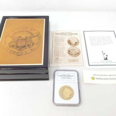 #1198 • 1 oz .999 Gold 1865 Design Double Eagle Coin with Box 