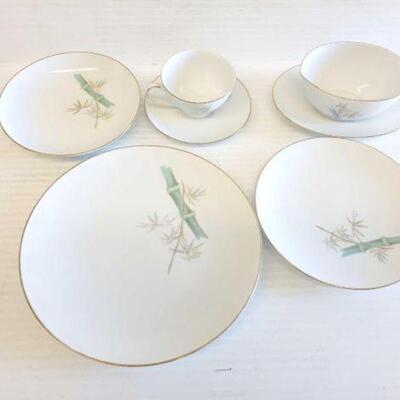 #5034 â€¢ Noritake Oriental Dish Set with Tote