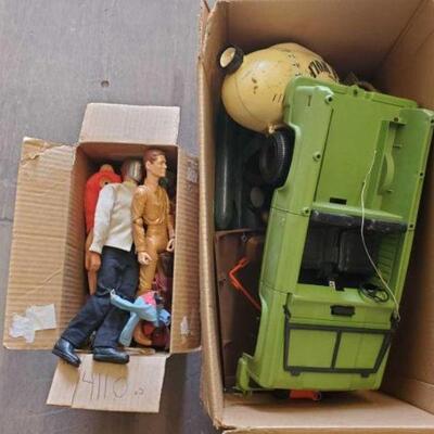 #4110 â€¢ Vintage Figurines, Vehicles, and Accessories