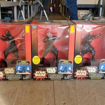 #4046 â€¢ Brand New 3 Darth Maul Interactive Talking Banks