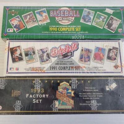 #5166 • NEW! 1990, 1991 and 1993 Baseball Collector's Cards