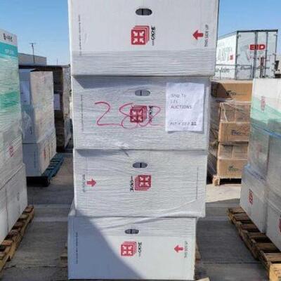 #2802 â€¢ 16 Boxes Of 25 Mascache Staff Scrubs. Sizes Range Between Medium-3XL