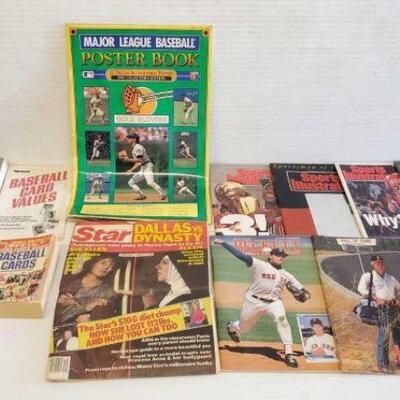 #5182 • Baseball Card Books, Sprtsustrated Magazines, 