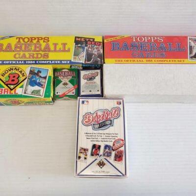 #5168 • (7) 1989-1991 Baseball Card Collections