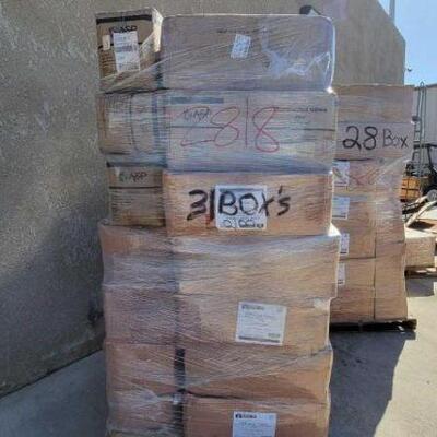 #2818 â€¢ 31 Boxes Of 100 Disposable Gowns