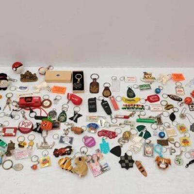 #1902 â€¢ Keychain Collection Included Souvenir Keychains, Business Promotion Kaychains and More
