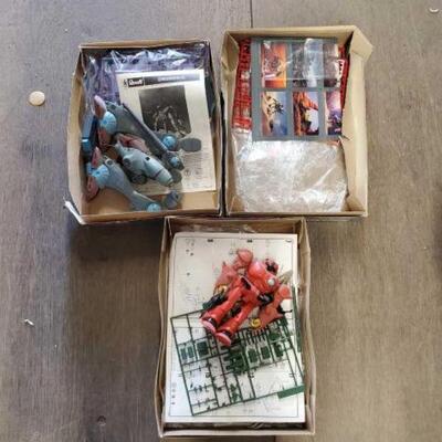#4092 â€¢ Robotech Die Cast Models, Figurines, and Boxes