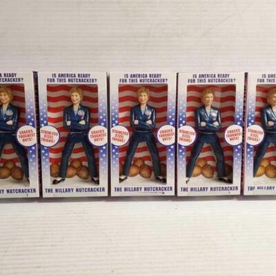 #5648 â€¢ New! 5 Hillary Clinton Nutcrackers