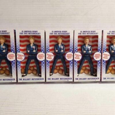 #5648 • New! 5 Hillary Clinton Nutcrackers