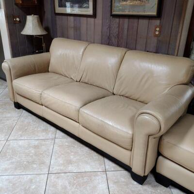 75% OFF leather sofa