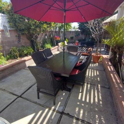 SOLD outdoor picnic table 