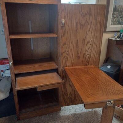 computer desk, work station