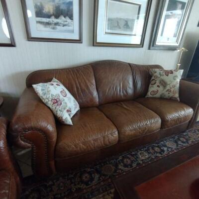 75% OFF leather sofa