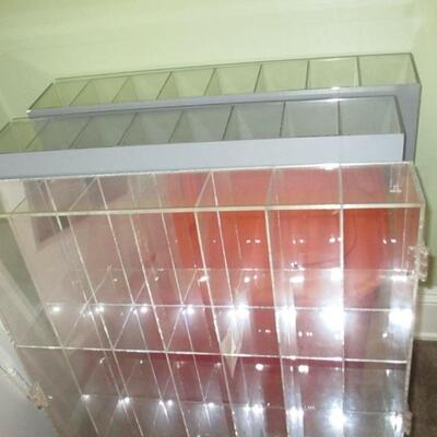 Lucite Collectors Display Cases 