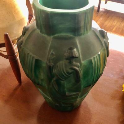 Malachite Czech Vase