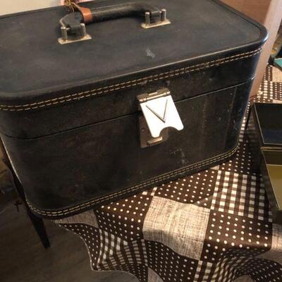 More vintage leather luggage too