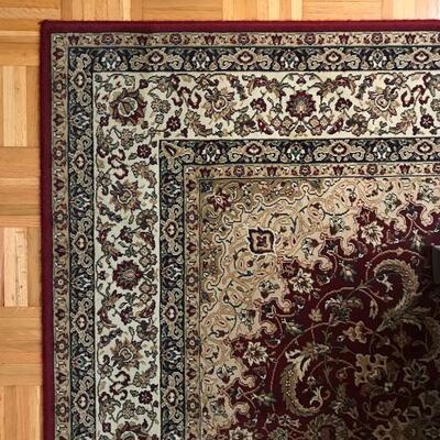 SOLD - - - Measures 90 x 63. Traditional classic soft pile Turkish Made Rug