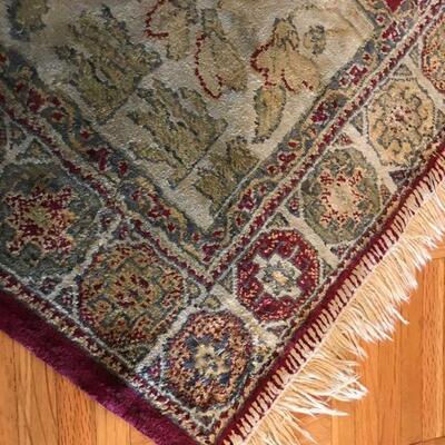 SOLD - - - 2 matching oriental accent rugs 38 x 26 inches, hand knotted, Anatolia, Turkish