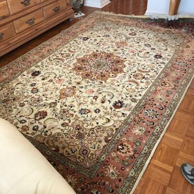 Persian Rug, recently professionally cleaned, 79” wide x 119” long	