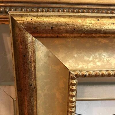 Three antique picture frames. Wooden with gold leaf, museum quality, antique, ornate, for oil painting
a.	45 x 32															
b.	32 x...