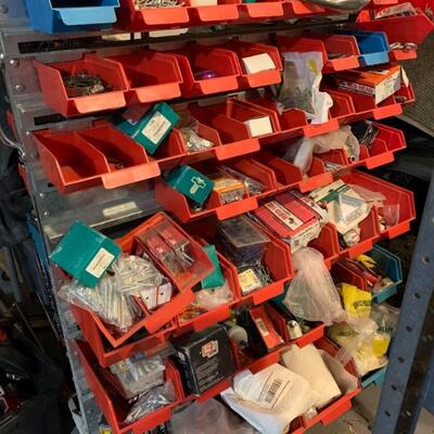 100000 Screws nuts bolts fasteners clips spacers handles etc. etc. etc.