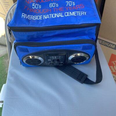 Veterans Radio and Food and Drink Cooler