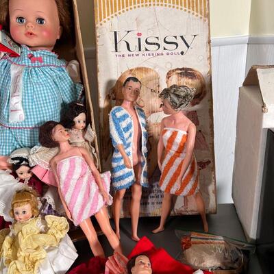 MISC. DOLLS & ACCESSORIES | Including a Kissy 