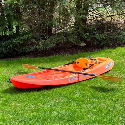 SINGLE KAYAK | Ocean Kayak Classic Yak Board, sit on top single kayak with detachable aluminum paddle; length 9 ft.