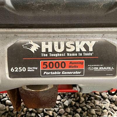 HUSKY 5000W GENERATOR | 5000W Generator by Husky with a Subaru Engine, portable with wheels