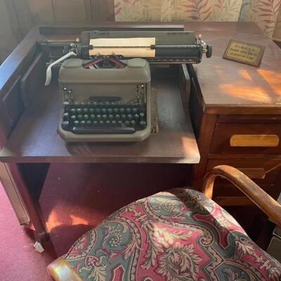 Military Tuck Away Typewriter Desk