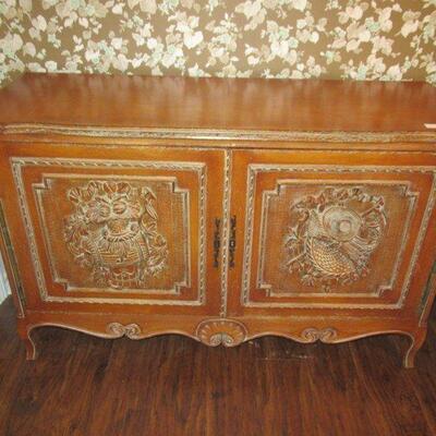 FRENCH STYLE BUFFET CABINET MADE BY THE MELDAN FURNITURE COMPANY