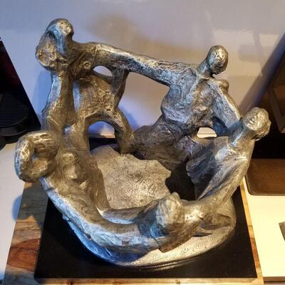 Klara Sever Sculpture "Circle of Humanity" created by Austin Productions - Klara Sever is an American Postwar &...