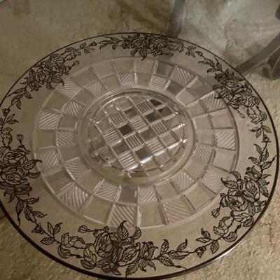 Silver etched plate