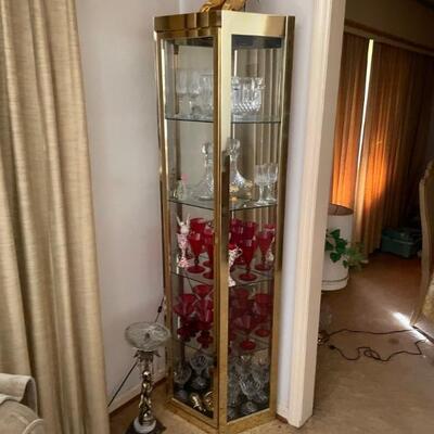 Brass etegere