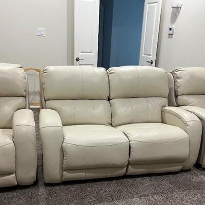 Theater Chair and Loveseat Reclines                   1 Chair Sold
