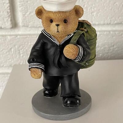 Teddy bear sailor figurine