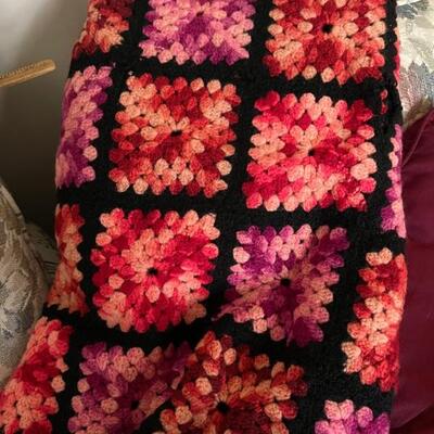 Granny square Afghan