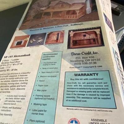 Log Cabin Doll House Kit Complete